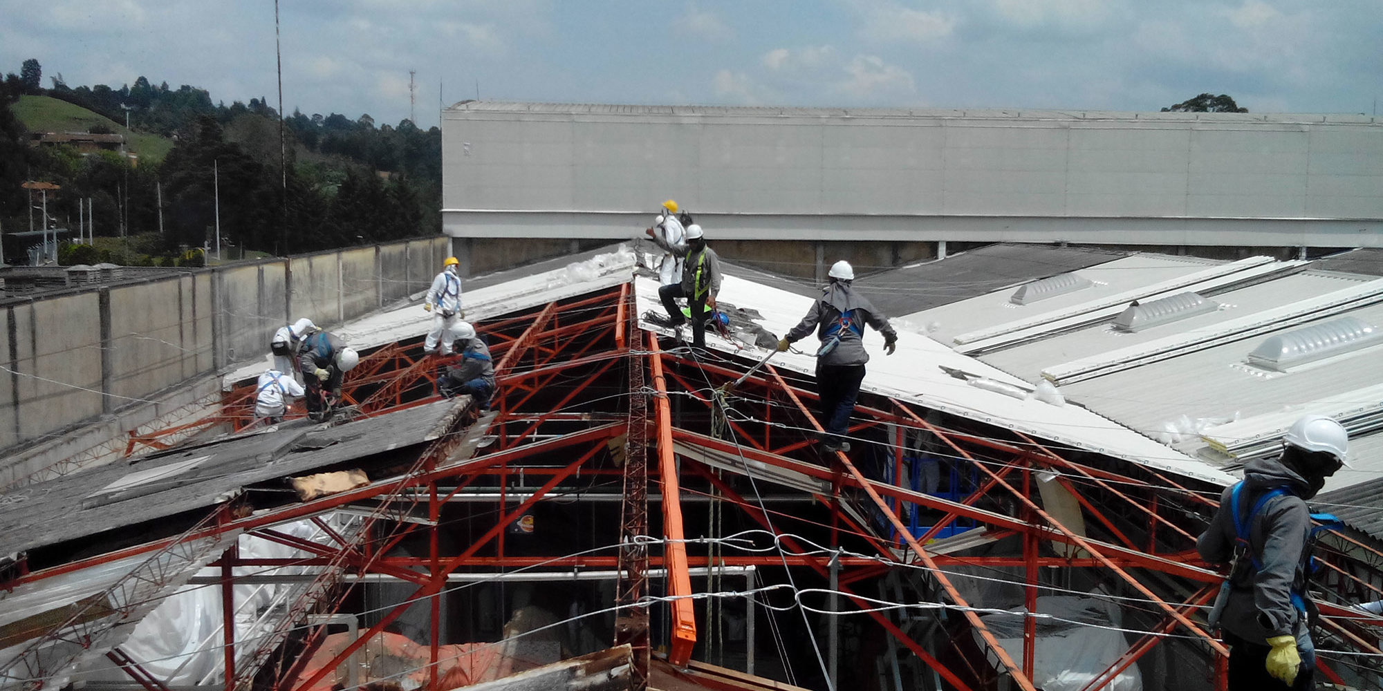 Reposición de cubiertas industriales